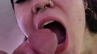 Cum in the Pretty Mouth of the Slut