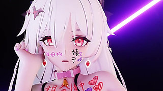 Honkai March Early Embrace Queencard Obscene Bitch Sex Slave Full of Straps Restraint Pussy Crazy Spin Thrusting