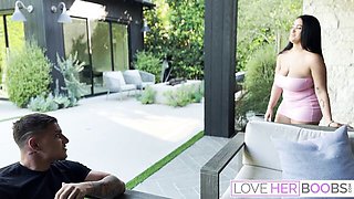 Impeccable Nia Bleu and Victor Ray's nipple sucking sex