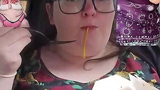SSBBW Indulges in a Tasty Treat
