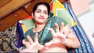 Desi Indian Bhabhi Hardcore Fuck in Hindi - Janvibhabhii Anal & Blowjob