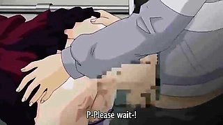 Dazzling hentai babe gets served a hard cock from behind