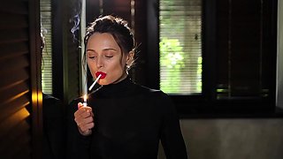 Beautiful brunette in sexy solo fingering masturbation 1 wmv