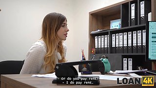 Loan4k. mind-blowing gangster wife Maya Couldn\u2019t fight back and hopped on a Big Dick to get a loan