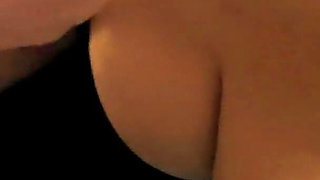 Busty MILF Sucking It All and Taking Cum in Her Mouth