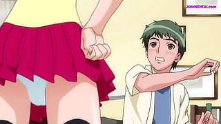 Sweet Blonde Girl Home Alone With Stepbrother ( UNCENSORED )