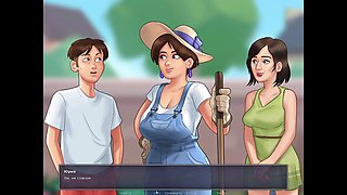 Animated fun with busty schoolteachers in summertime saga