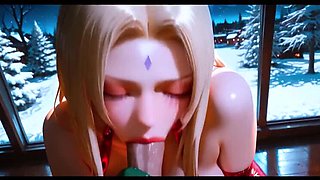 Tsunade Gives Herself to Naruto as a New Year's Gift – Big Tits 3D Hentai Porn