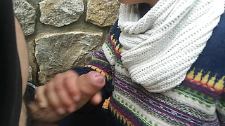 RISKY BLOWJOB IN THE STREET PUBLIC PARK