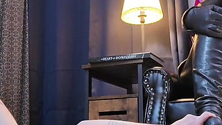 Leather Boot Worship Ignore Lick My Thigh-high Heels While I Erase You Completely