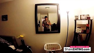 Big-Titted Amateur Sucks Big Cock After Gym