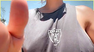 Inexperienced, hottest milf, public flash