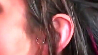 Attractive MILF with tattoos fucked from bald dude Derrick Pierce