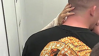 We Fuck in the Elevator and a Neighbor Catches Us