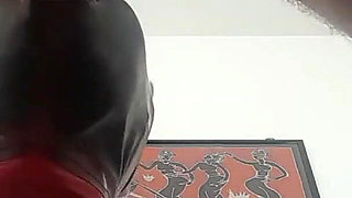 Laura is bound on sexy clothes, ball gagged, ring gagged, throat fucked and creampied