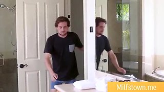 Hot Step Mom Helps Son with Hard-On in Taboo Fuck