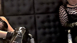 Sheela Sinner & Monika Schmidt Sph Blowjob Instruction Spitting Food Crushing Bootworship Verbal Humiliation Part 2