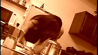 Lusty slut with round ass gets rough doggystyle pounding in office