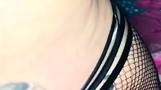 Blonde tight pussy babe solo toy fun in glamour masturbation