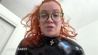 Latex Mommy Pegging Her Chastity Sub - Full Video on Veggiebabyy