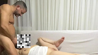 Married chick Whatever I did, she didn't give it from behind her back