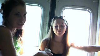 Nasty amateur British lesbian schoolgirls Jessica and Claire