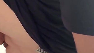 Amateur milf handcuffs her husband to dancing pole and drains his balls giving blowjob