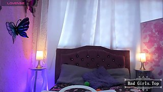 Petite Ebony Teen with Huge Tits Deepthroats BBC