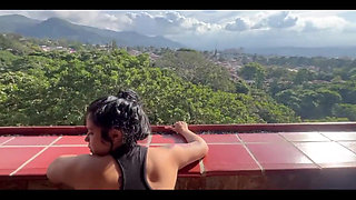 I Fuck My Wife's Stepdaughter at Home While She's Not Home, I Cum in Her Mouth. Homemade Mexican