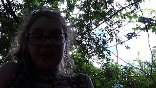 Amateur Outdoor Brunette Masturbates