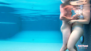 My Darling Fucks Me in the Pool of the Villa!