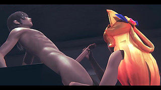 Lol Hentai - Ahri Star Guardian Handjob - Japanese Asian Manga Anime Film Game Porn