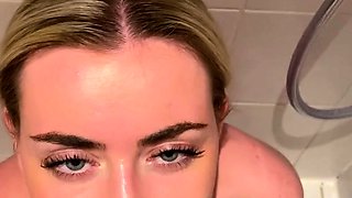 POV Handjob Blowjob cumshot compilation