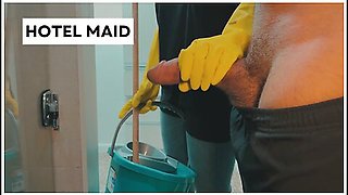 Hotel Maid Caught Me Masturbating And Decided To Help Me She Gave Me Her Pussy But Didnt Let Me Fuck Her Ass