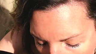French MILF Sucks a Beautiful Cock and Is Surprised - Drone Pornby a Drone