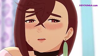 Wild Hentai Sex with Pervy Stepsis - Rough Fuck & Creampie in HD Anime