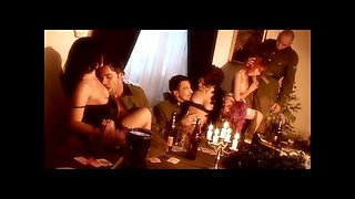 Hot cop cougar Ass Fucked hard and cumshot in throat by military with Big Cock