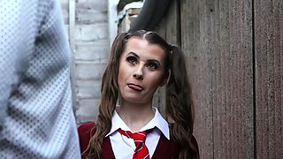 Amateur voyeur teasing wanker outdoor