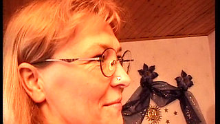 A Blonde Lady From Germany Is Here to Drain His Cock