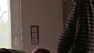 Lia, Alex & Stepfather - Cum Trash Can & Handjob