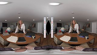 Kayla Paige gets her fake tits and tight pussy wrecked by Sam Shock's massive cock