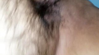 Cuck Paul Jacks Off To Tracey Stoute-Greene's Hairy Pussy