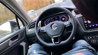 El Placer De Conducir Con Novia Excitada Con Ganas De Polla