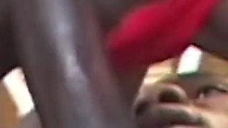 A Skinny Black Girl with a Big Ass Gets Her Pussy Destroyed by a BBC