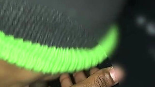 Mixed Lightskin Tattooed Chick Car Head