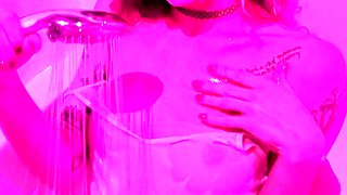 Cute curly brunette solo webcam masturbation