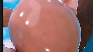 Fat Ass Fortnite Slut Getting Her Tight Oiled up Pussy Fucked