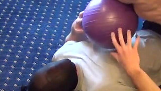 Savannah Plays with Balls