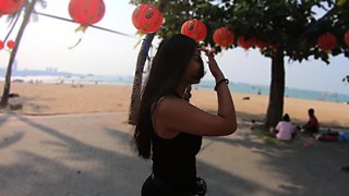 Hot ho gives blowjob and handjob in hot pov scene