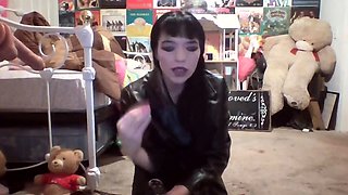 Stacked brunette goes solo toys and masturbation